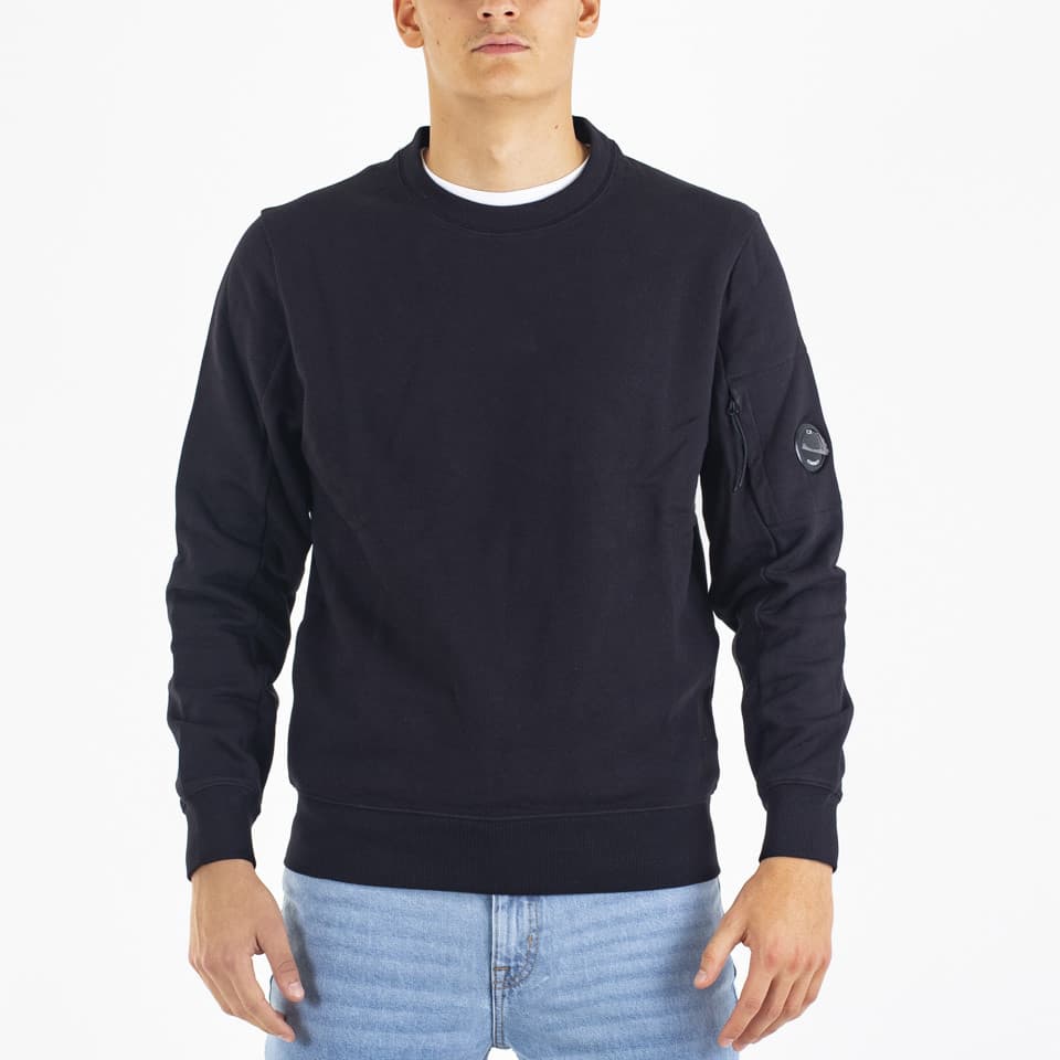 Light Fleece Lens Crew Sweatshirt - 1