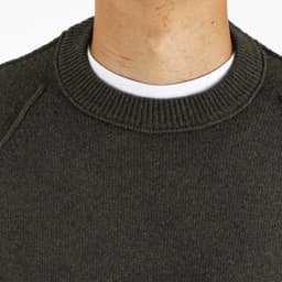 Crew Neck Lambswool Sweat - 6