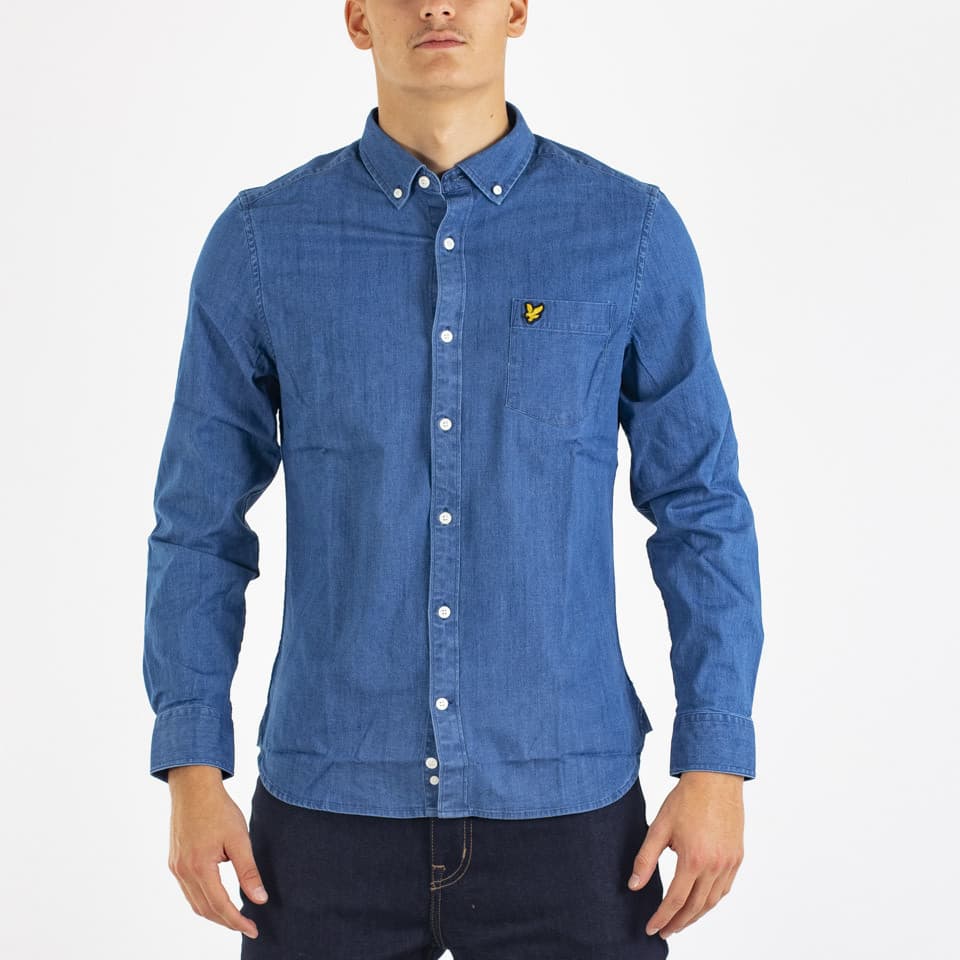 Slim Fit Denim Shirt - 1