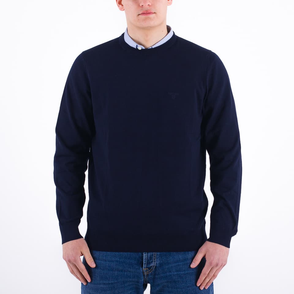 Light Cotton Crew Sweater - 1