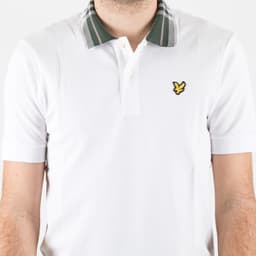 Tartan Collar Polo Shirt - 5