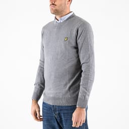 Cotton Merino Crew Neck Jumper - 3