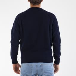 Crew Neck Lambswool Sweat - 5