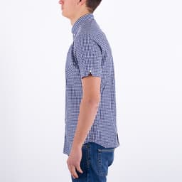 Short Sleeve Gingham Shirt - 3