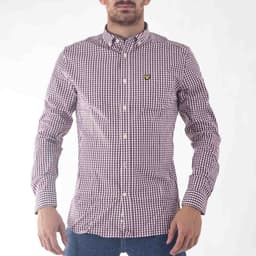 Slim Fit Gingham Shirt - 1