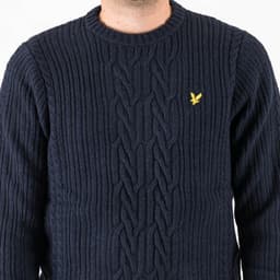 Ribbed Cable Knit Jumper - 6