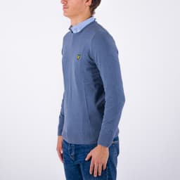 Cotton Merino Crew Neck Jumper - 2