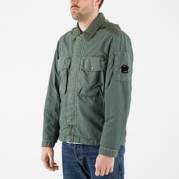 Flatt Nylon Mixed Goggle Overshirt Jacket - 3