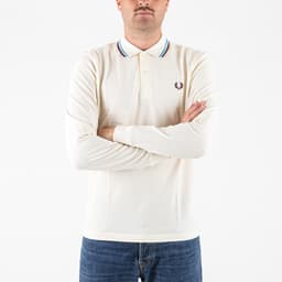 LS Twin Tipped Fred Perry Polo Shirt - 2