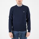 Monochrome Crew Neck Cotton Sweater