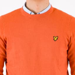 Cotton Merino Crew Neck Jumper - 6