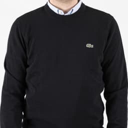 Monochrome Crew Neck Cotton Sweater - 6
