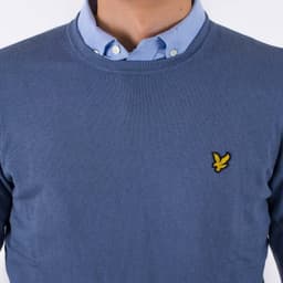 Cotton Merino Crew Neck Jumper - 6