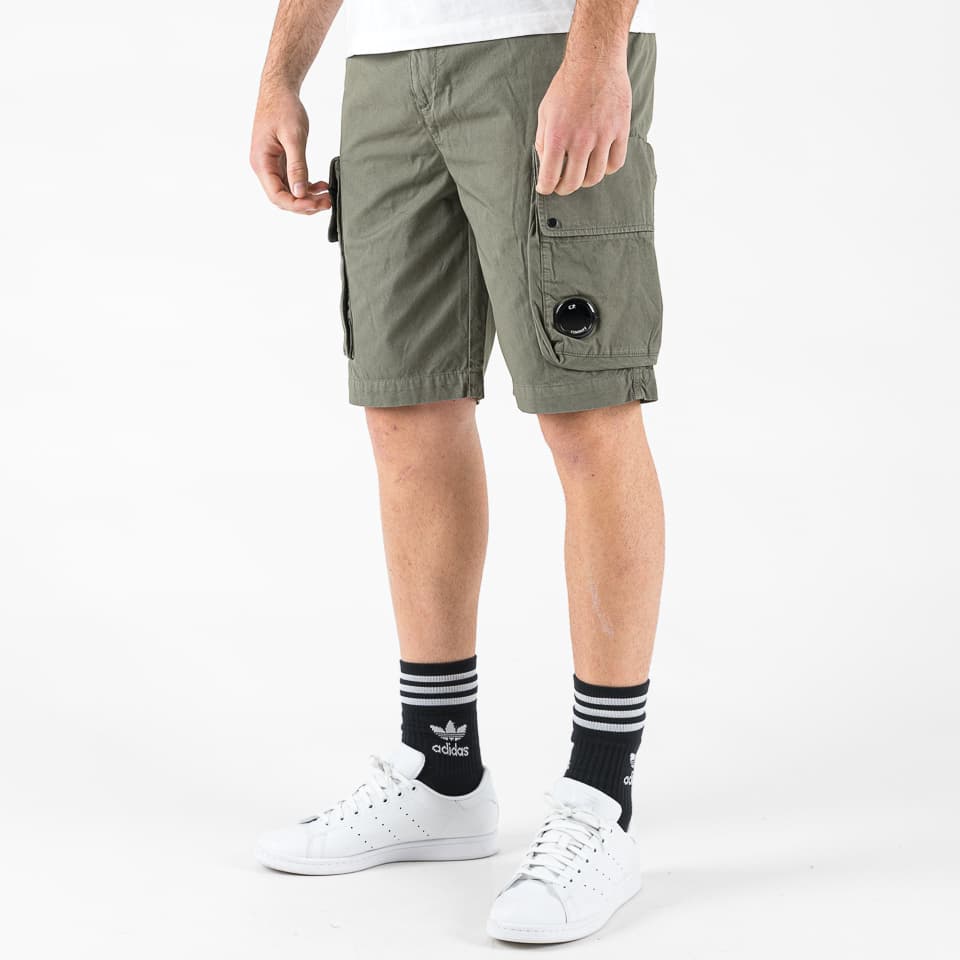 Cotton Gabardine Cargo Short - 1