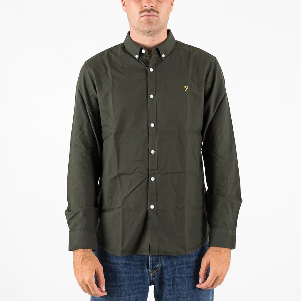 Brewer Long Sleeve Shirt - Farah - Shirts