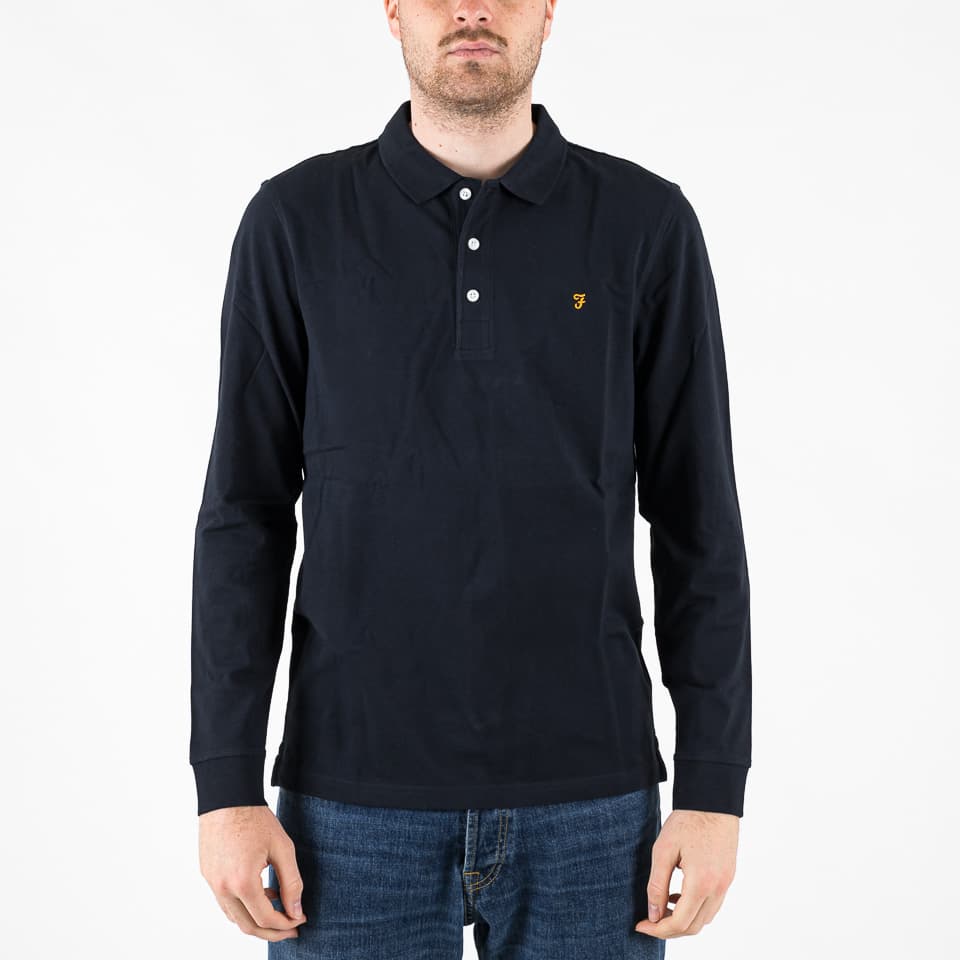Blanes Long Sleeve Polo Shirt - Farah - Polo