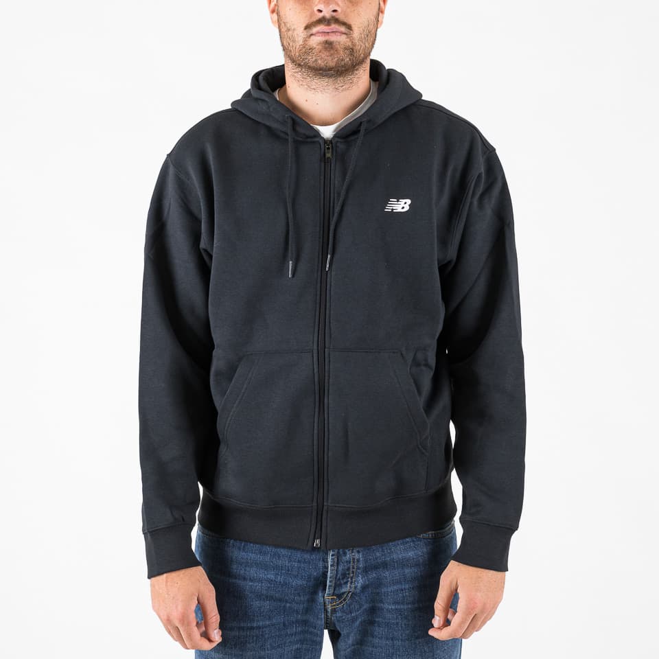 Essentials Logo Fleece Full ZIp Hoodie - New Balance - Felpe