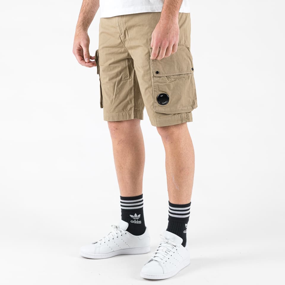 Cotton Gabardine Cargo Short - 1