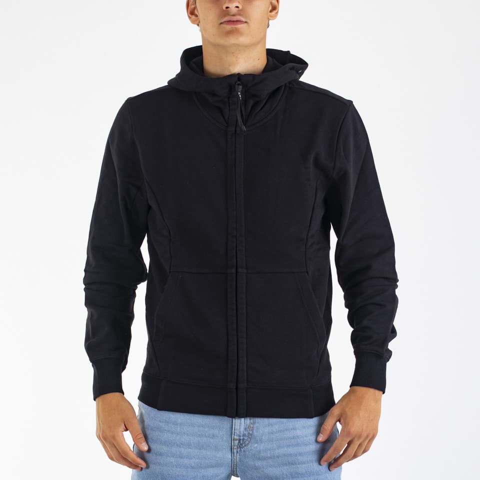 Diagonal Fleece Goggle Full Zip Hoodie - 1