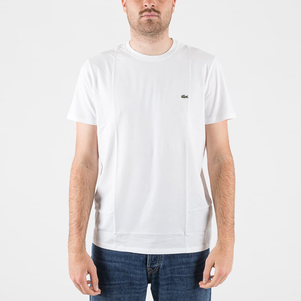 Crew Neck Pima Cotton Jersey T-Shirt - Lacoste - T-shirts
