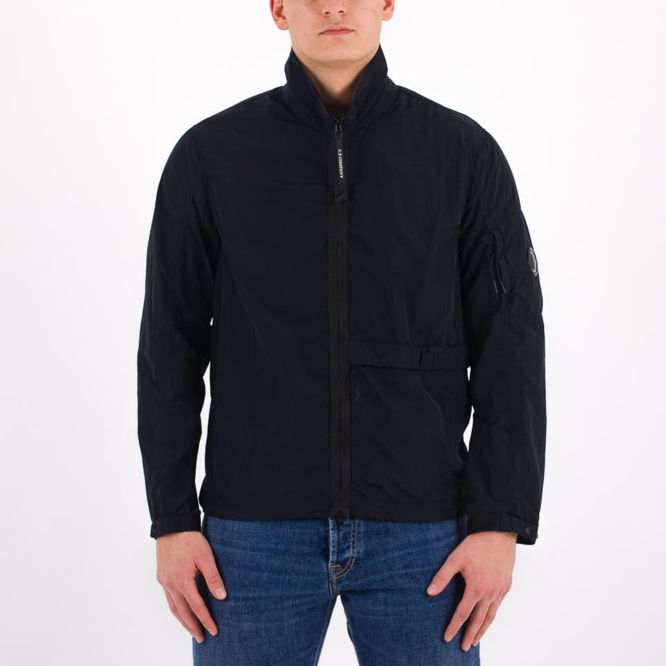 Chrome Arm Lens Zip Overshirt - 1