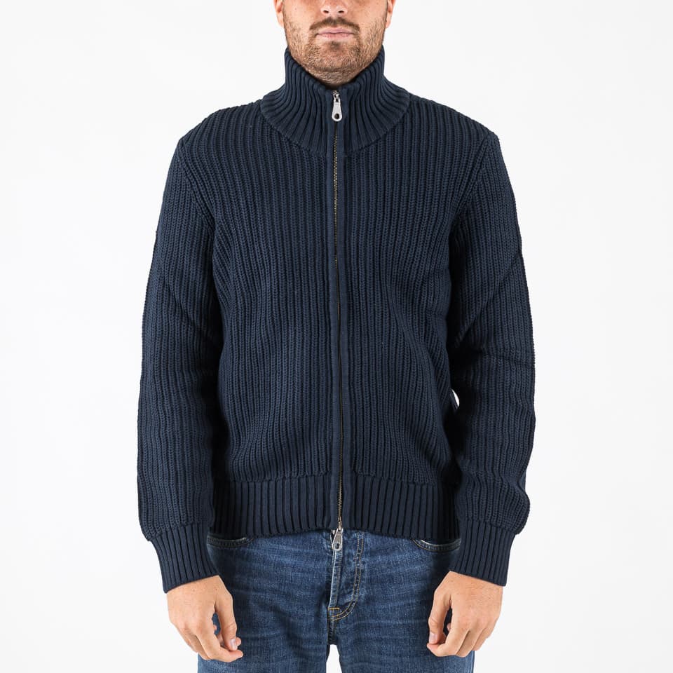 Crestone Zip Through Sweater - Farah - Jumpers & Sweaters