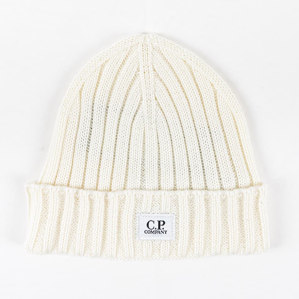 Extrafine Merino Wool Logo Beanie - C.P. Company - Cappellini