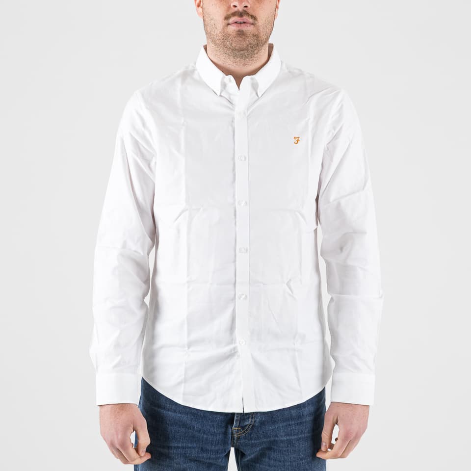 Brewer Long Sleeve Shirt - Farah - Shirts