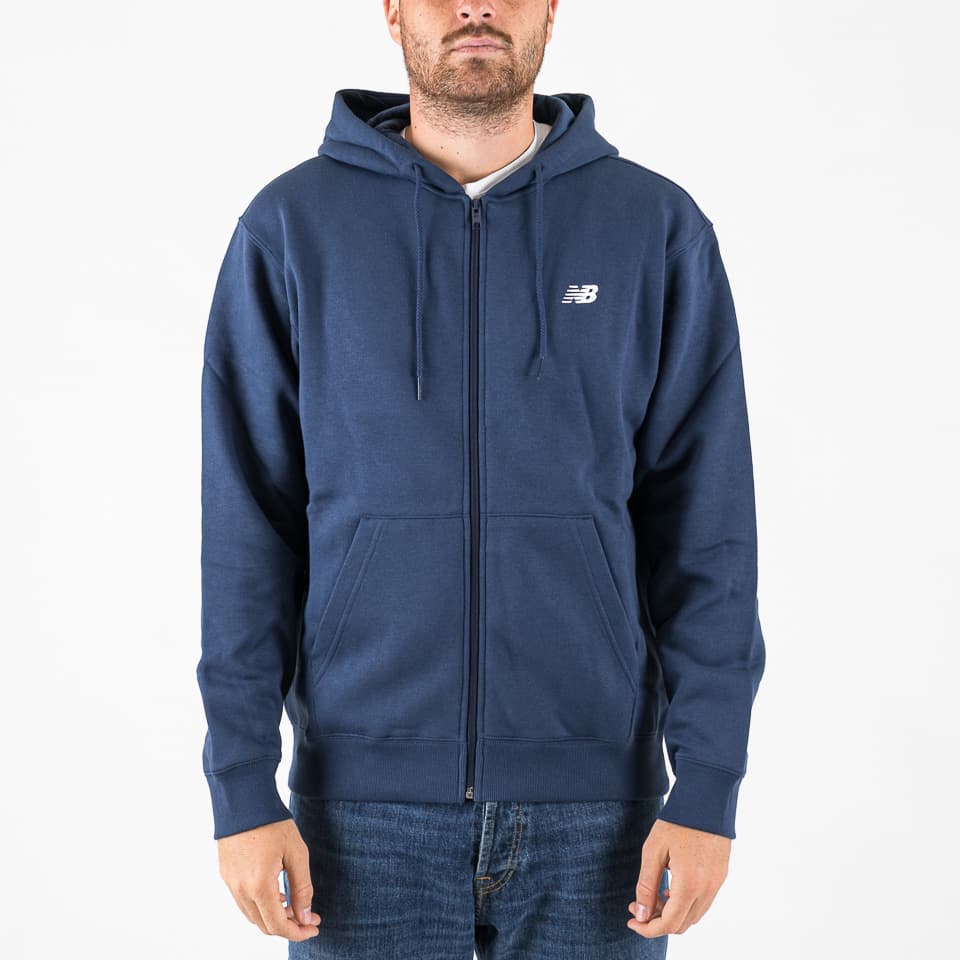 Essentials Logo Fleece Full ZIp Hoodie - New Balance - Felpe