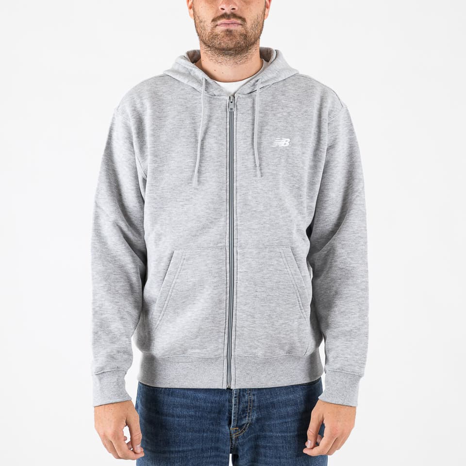 Essentials Logo Fleece Full ZIp Hoodie - New Balance - Felpe