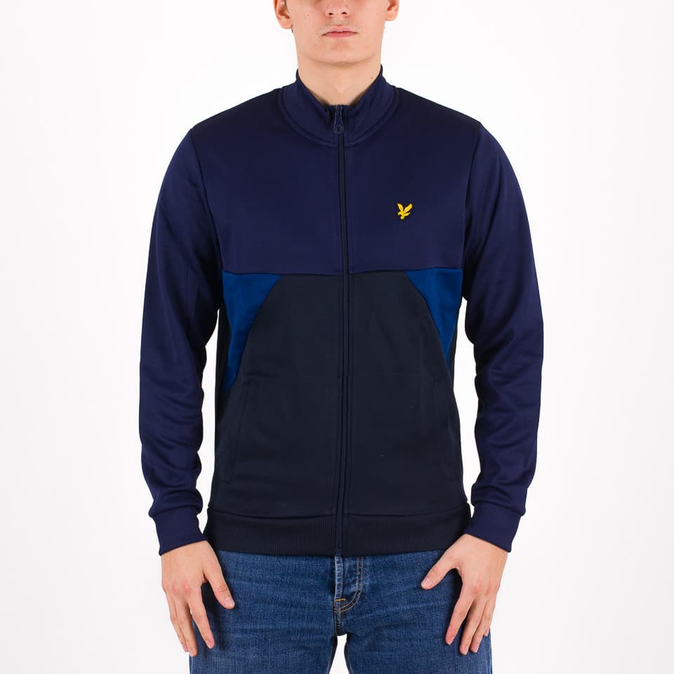 Trio Geo Panel Zipthrough Track Top - 1
