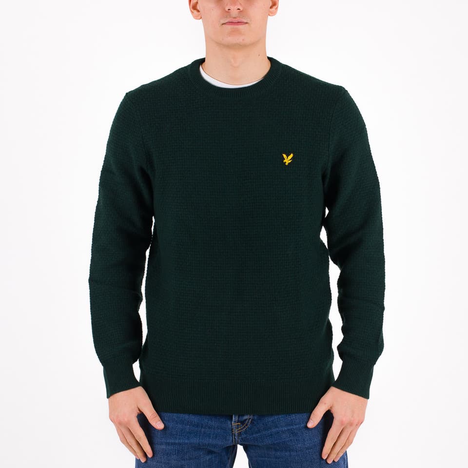 Basket Weave Knitted Jumper - 1